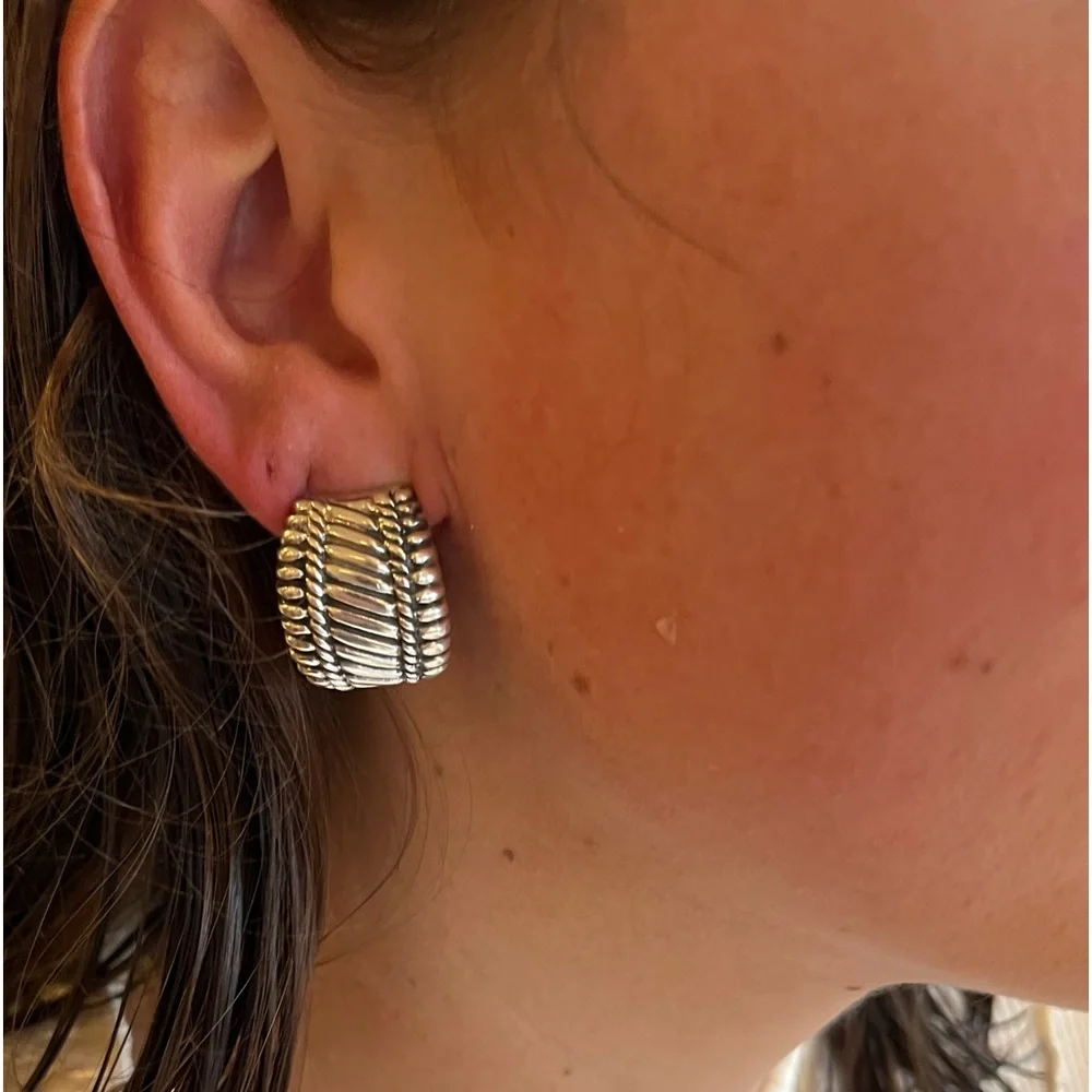 MEX 925 Vintage Earrings - Picture 10 of 16